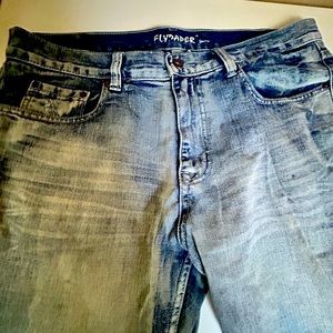 Men’s Flypaper Jeans 34x30 distressed Boot Cut